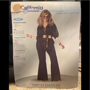 Disco Plus Size Womens Costume